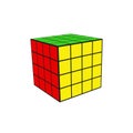 Colorful cube icon